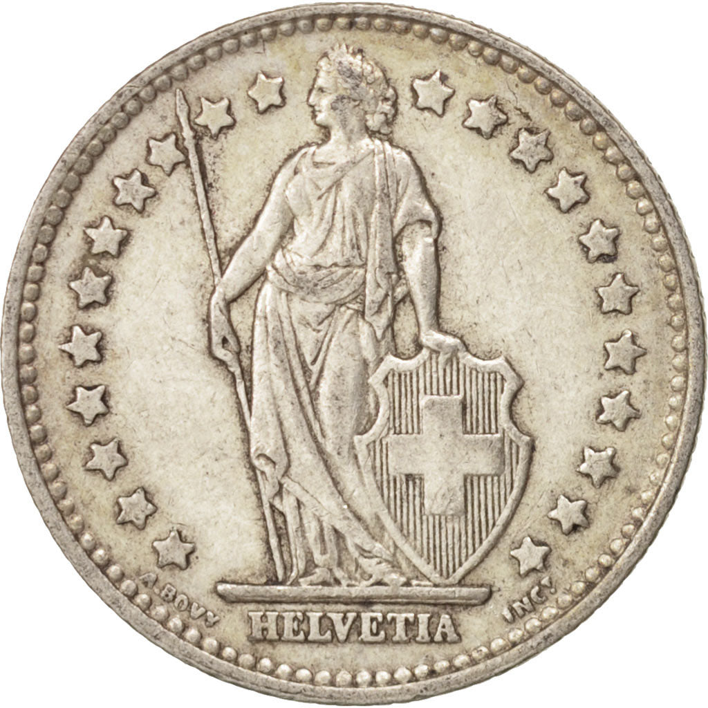 Schweiz, Franc, 1937, Bern, SS, Silber, KM:24
