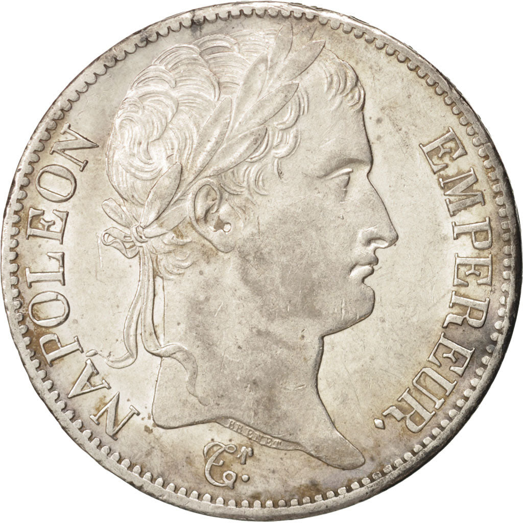 France, Napoléon I, 5 Francs, 1814, Paris, AU(50-53), Silver, KM:694.1