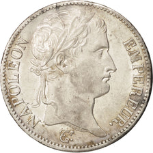 France, Napoléon I, 5 Francs, 1814, Paris, AU(50-53), Silver, KM:694.1