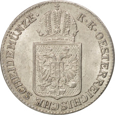 Münze, Österreich, Franz Joseph I, 6 Kreuzer, 1849, Vienne, VZ+, Silber