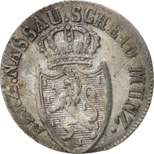 Monnaie, Etats allemands, NASSAU, 3 Kreuzer, 1 Groschen, 1812, Usingen, TTB+