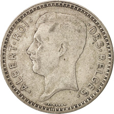 Belgium, 20 Francs, 20 Frank, 1934, EF(40-45), Silver, KM:103.1