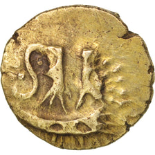 Britain, Belgae, 1/4 Stater, "Hampshire Thunderbolt" type, SS+, Gold, ABC:767