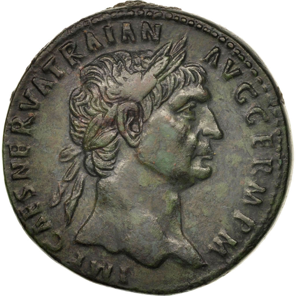 Trajan, Sesterce, Rome, TTB+, Bronze, RIC:432