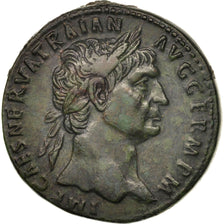 Trajan, Sesterce, Rome, TTB+, Bronze, RIC:432