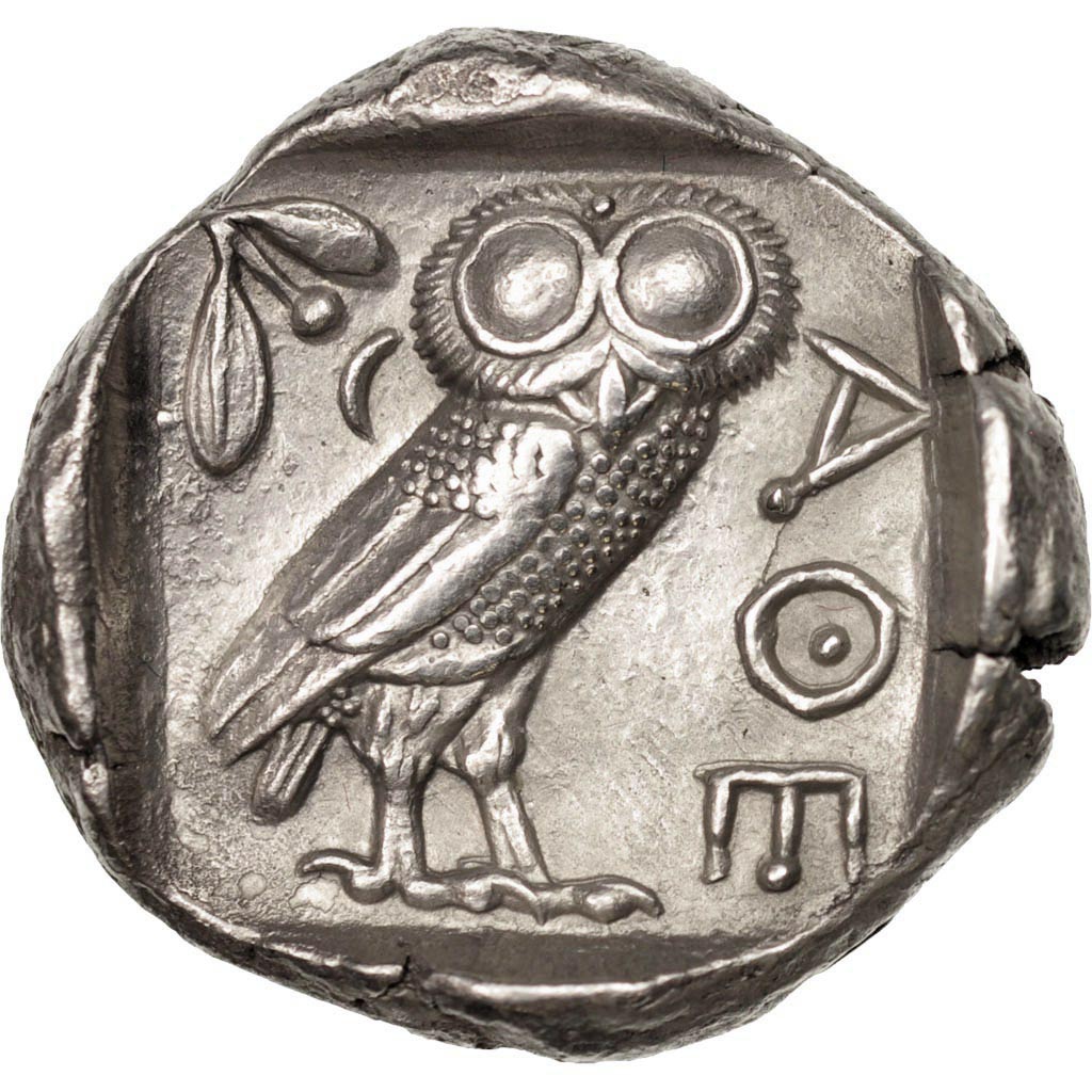 Attica, Tetradrachm, Athens, MS(60-62), Silver, SNG Cop:31