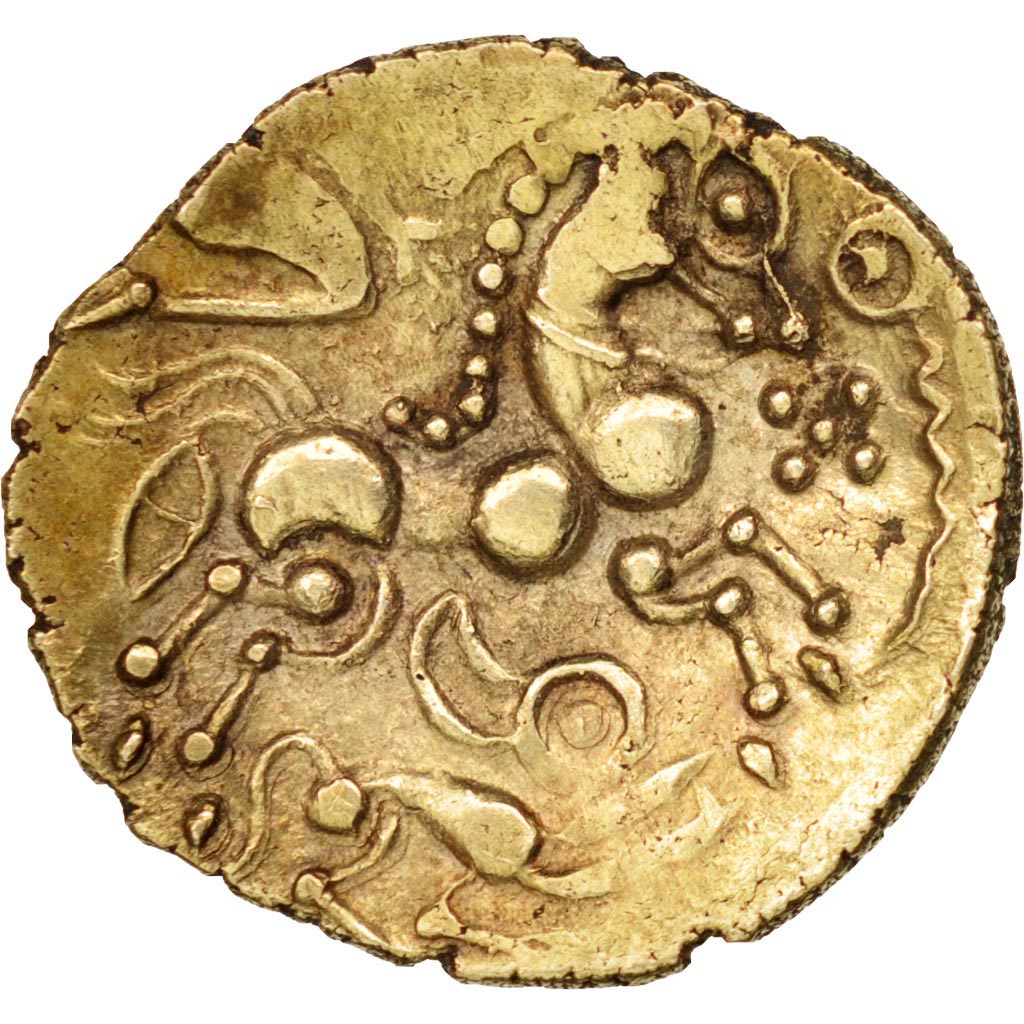 Coin, Aulerci Eburovices, Hemistater, AU(50-53), Electrum, Delestrée:2395var
