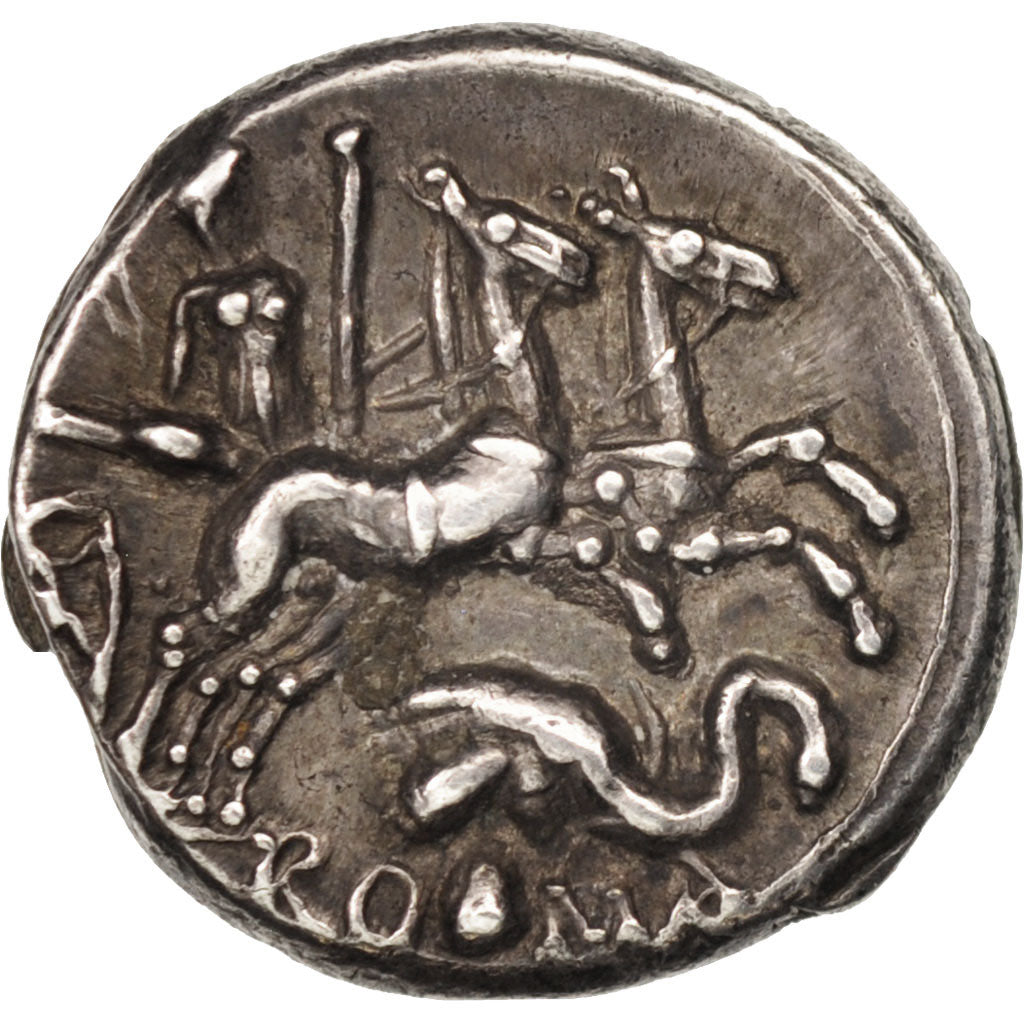 Coin, Caecilia, Denarius, Rome, AU(55-58), Silver, Crawford:262/1