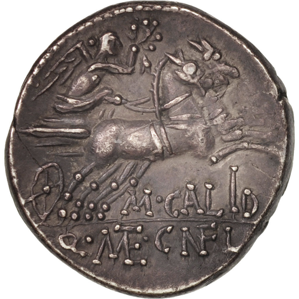 Coin, Calidia, Denarius, Rome, AU(55-58), Silver, Crawford:284/1a