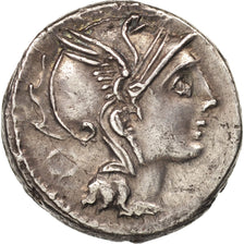 Moneda, Mallia, Denarius, Rome, EBC+, Plata, Crawford:299/1b