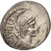 Monnaie, Plaetoria, Denier, Rome, SUP+, Argent, Crawford:409/1