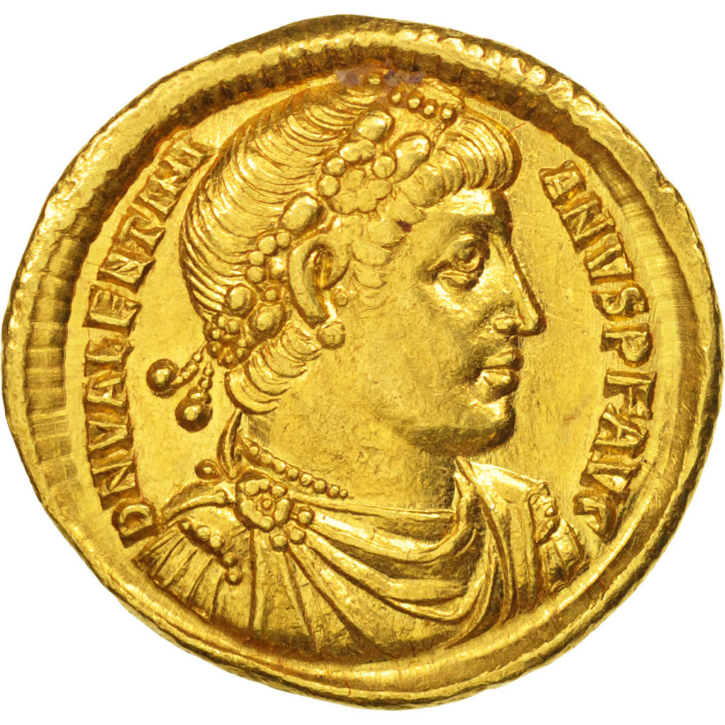 Valentinian I, Solidus, Antioch, AU(55-58), Gold, RIC:2b, xxxviii, I