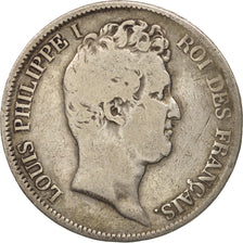 Coin, France, Louis-Philippe, 5 Francs, 1831, Marseille, F(12-15), Silver