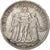 Coin, France, Hercule, 5 Francs, 1877, Bordeaux, VF(30-35), Silver, KM:820.2