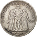 Coin, France, Hercule, 5 Francs, 1877, Bordeaux, VF(30-35), Silver, KM:820.2