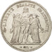 Monnaie, France, Hercule, 5 Francs, 1876, Bordeaux, TTB, Argent, KM:820.2