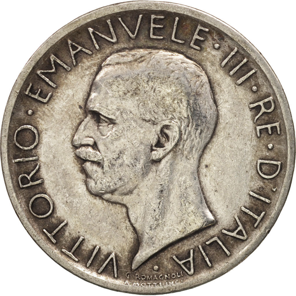 Italie, Vittorio Emanuele III, 5 Lire, 1927, Rome, TTB, Argent, KM:67.1