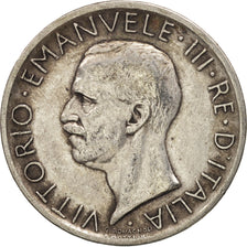 Italie, Vittorio Emanuele III, 5 Lire, 1927, Rome, TTB, Argent, KM:67.1