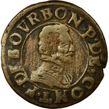 Monnaie, FRENCH STATES, CHATEAU-RENAUD, 2 Deniers, Tournois, TB+, Cuivre, KM:5