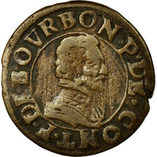 Moneta, TERYTORIA FRANCUSKIE, CHÂTEAU-REGNAULT, 2 Deniers, Tournois, VF(30-35)