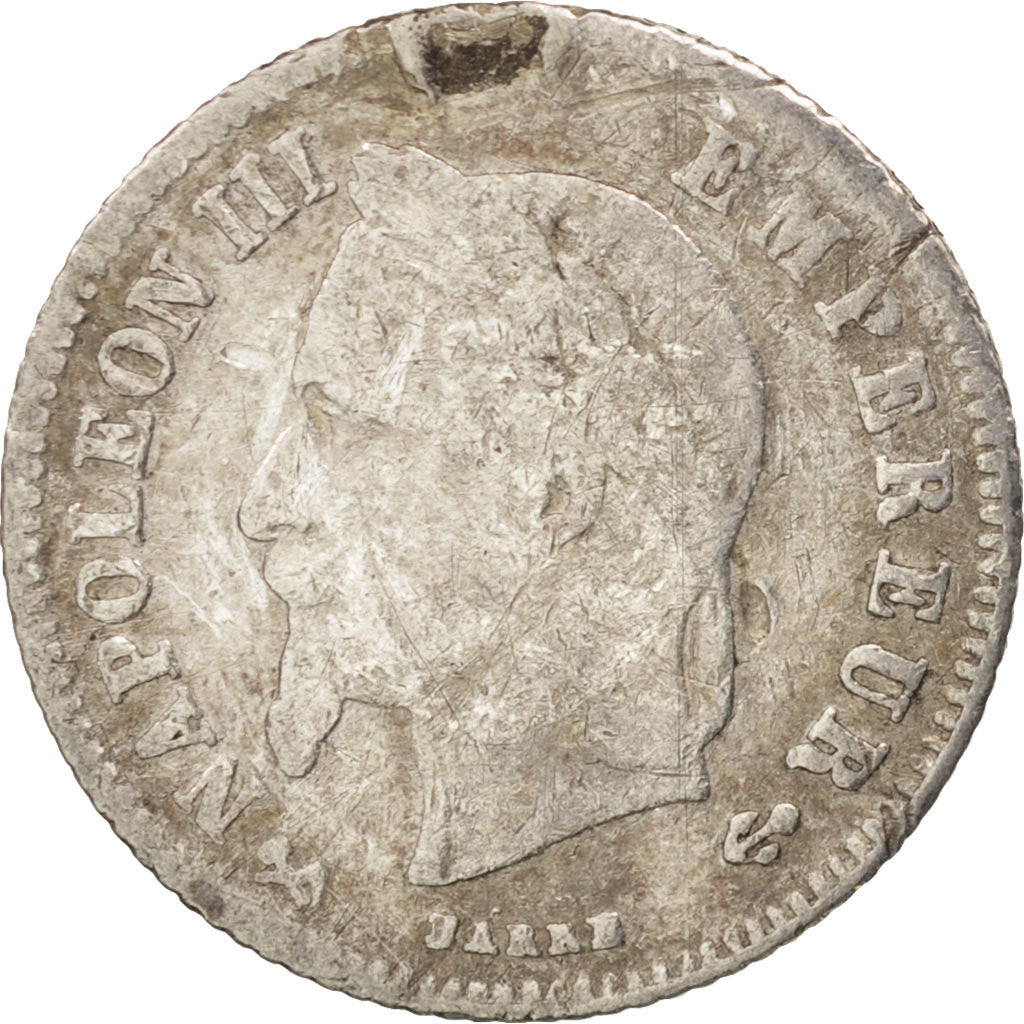 Moneta, Francja, Napoleon III, Napoléon III, 20 Centimes, 1866, Bordeaux