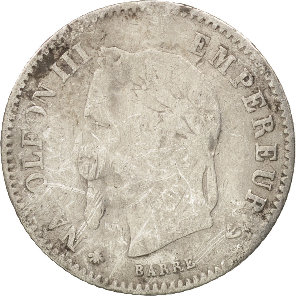 Coin, France, Napoleon III, Napoléon III, 20 Centimes, 1868, Paris, F(12-15)