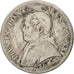 ITALIAN STATES, PAPAL STATES, Pius IX, Lira, 1866, Rome, VF(20-25), Silver