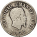 Italy, Vittorio Emanuele II, 50 Centesimi, 1863, Milan, VG(8-10), Silver