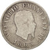 Italy, Vittorio Emanuele II, 50 Centesimi, 1863, Milan, VG(8-10), Silver