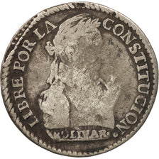 Bolivia, Sol, 1830, Potosi, VG(8-10), Silver, KM:94a
