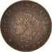 France, Cérès, 2 Centimes, 1877, Paris, EF(40-45), Bronze, KM:827.1