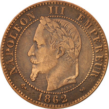 Coin, France, Napoleon III, Napoléon III, 2 Centimes, 1862, Bordeaux