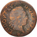 France, Louis XV, Liard à la vieille tête, 1769, Reims, VG(8-10), Copper