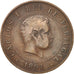 Moneda, Portugal, Carlos I, 20 Reis, 1891, BC+, Bronce, KM:533