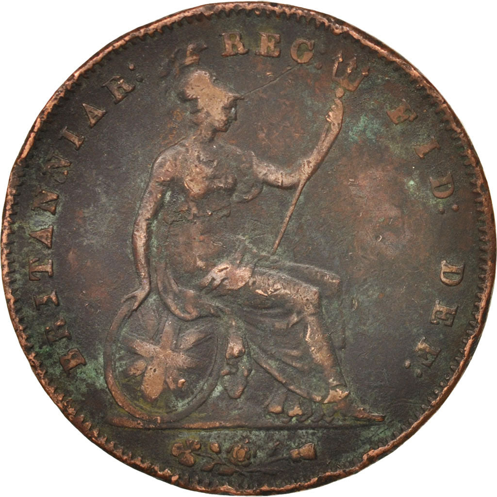 Coin, Great Britain, Victoria, Penny, 1855, VF(20-25), Copper, KM:739