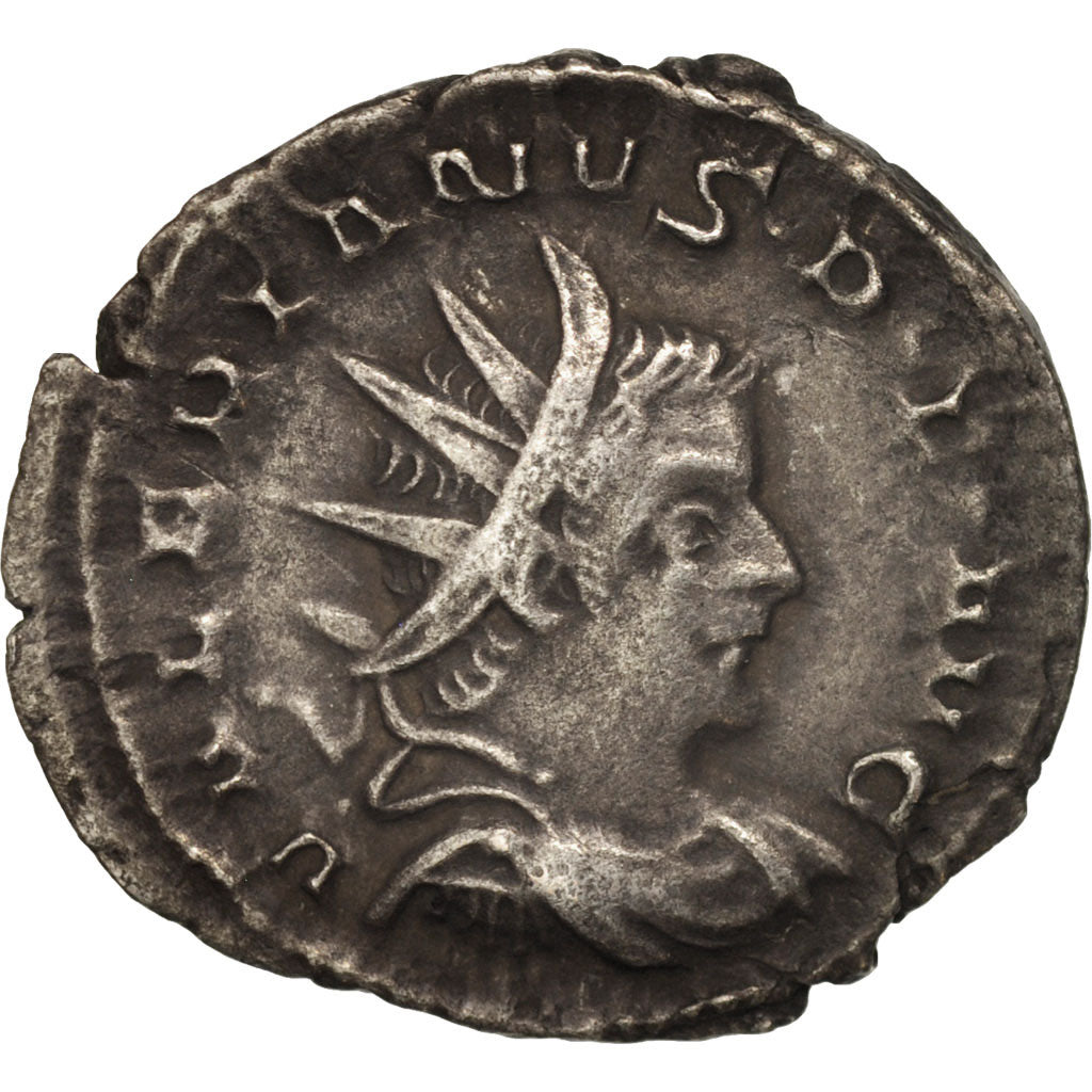 Valerian I, Antoninianus, Lyons, EF(40-45), Billon, RIC:12var