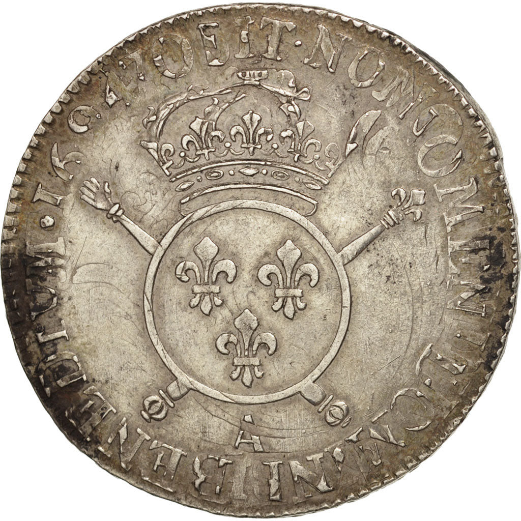 France, Louis XIV, Écu aux insignes, 1701, Paris, TTB, Argent, KM:329.1