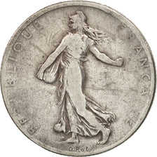 Coin, France, Semeuse, 2 Francs, 1899, Paris, F(12-15), Silver, KM:845.1