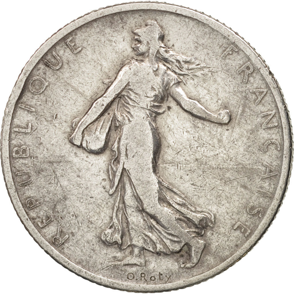 France, Semeuse, 2 Francs, 1900, Paris, VF(20-25), Silver, KM:845.1