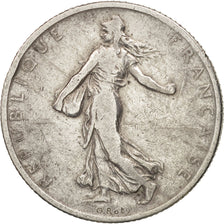 France, Semeuse, 2 Francs, 1900, Paris, VF(20-25), Silver, KM:845.1