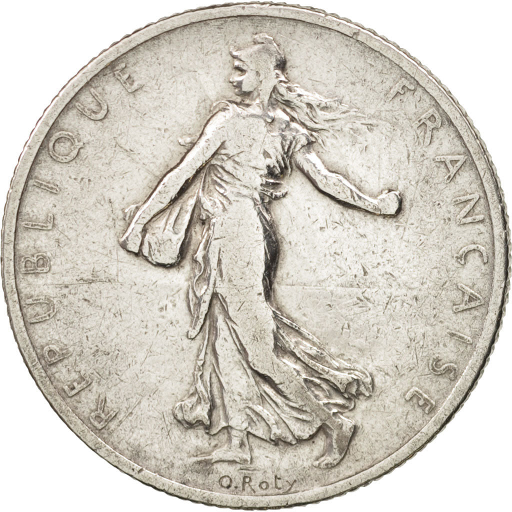 Coin, France, Semeuse, 2 Francs, 1901, Paris, VF(20-25), Silver, KM:845.1