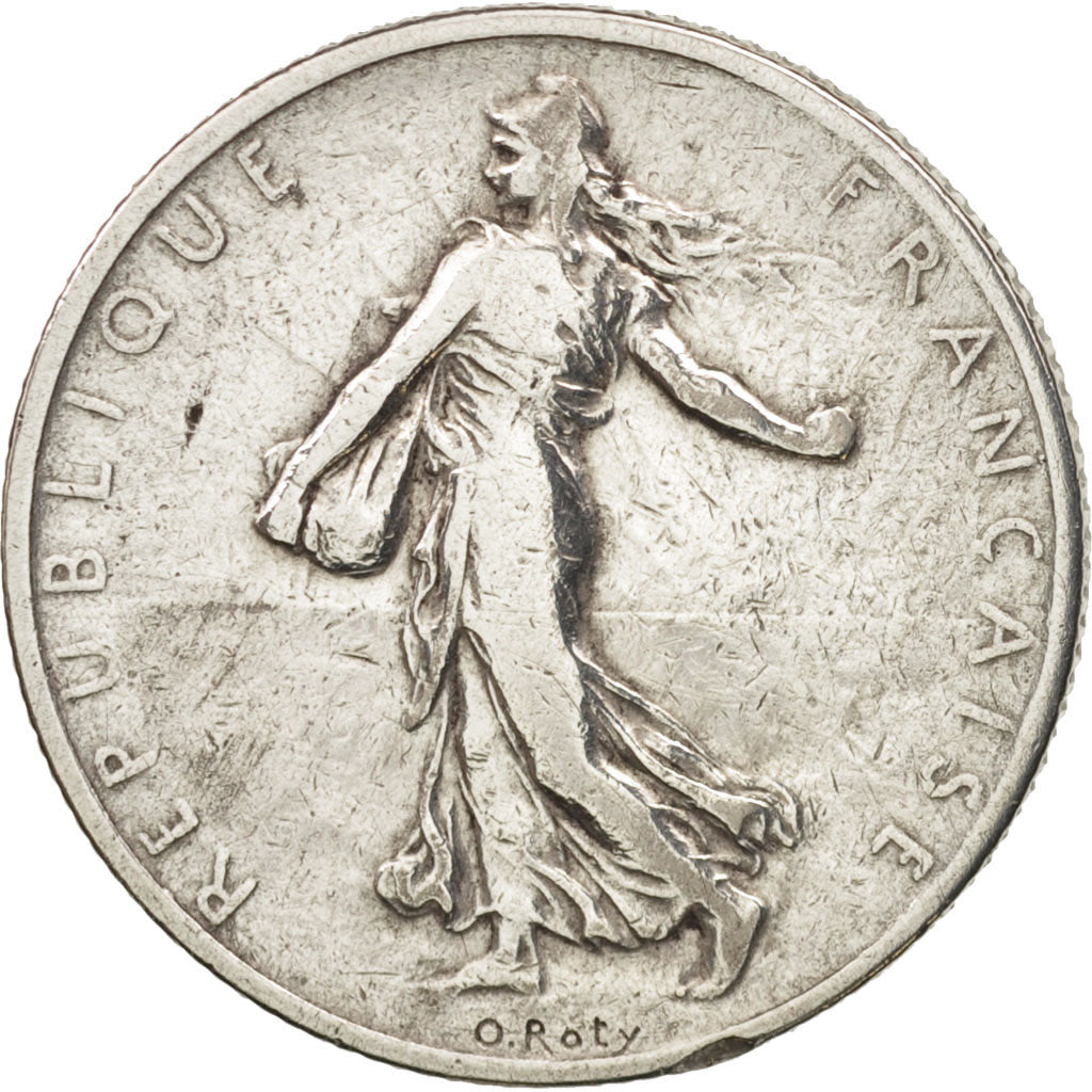 Coin, France, Semeuse, 2 Francs, 1902, Paris, VF(20-25), Silver, KM:845.1