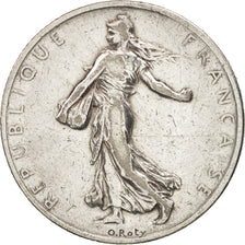 Moneta, Francia, Semeuse, 2 Francs, 1904, Paris, MB, Argento, KM:845.1