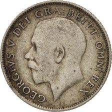 Great Britain, George V, 6 Pence, 1914, EF(40-45), Silver, KM:815