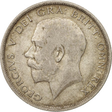 Great Britain, George V, 1/2 Crown, 1915, EF(40-45), Silver, KM:818.1