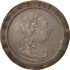 Coin, Great Britain, George III, 2 Pence, 1797, VF(20-25), Copper, KM:619