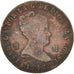 Spain, Isabel II, 8 Maravedis, 1847, Jubia, VF(20-25), Copper, KM:531.2