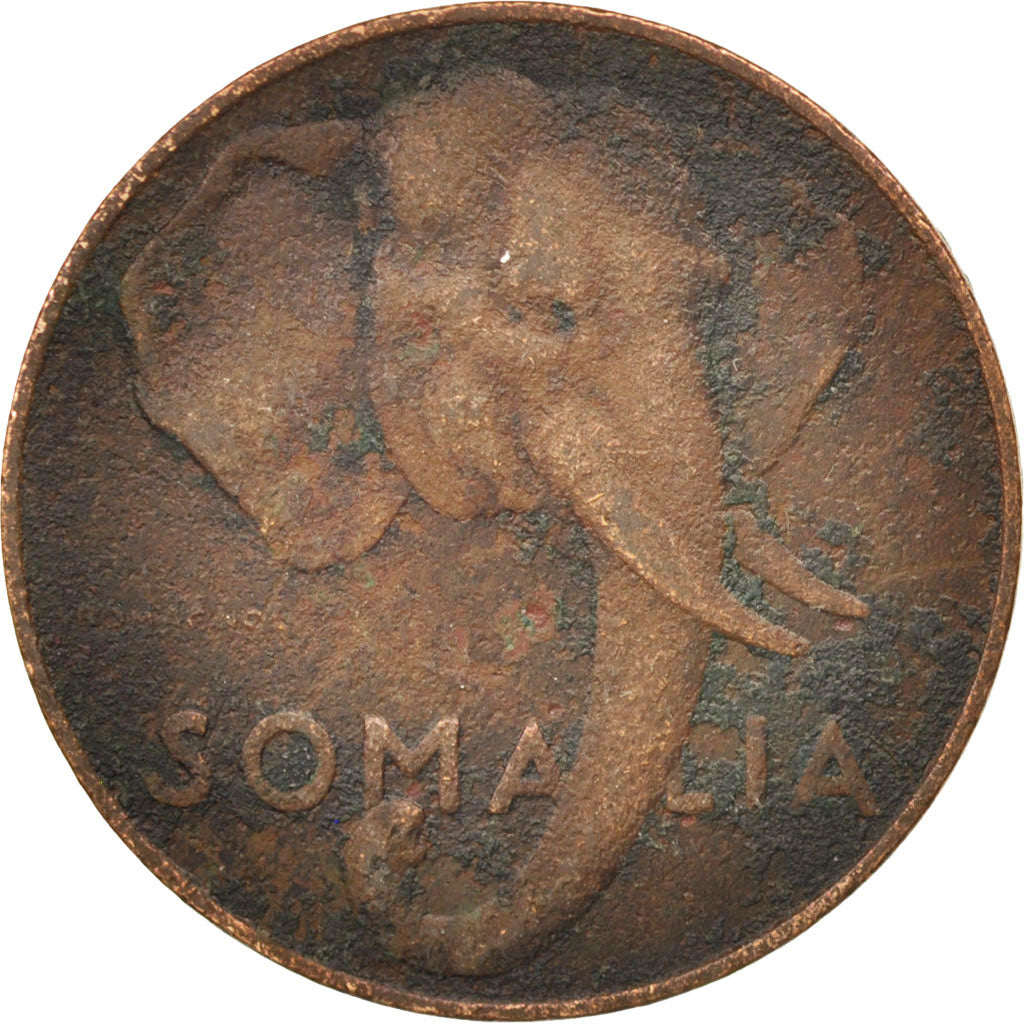 Somalia, 10 Centesimi, 1950, S, Copper, KM:3