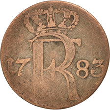 German States, PRUSSIA, Friedrich II, 1/24 Thaler, 1783, Berlin, F(12-15)
