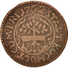German States, BOCHOLT, 21 Heller, 1762, VF(20-25), Copper, KM:25